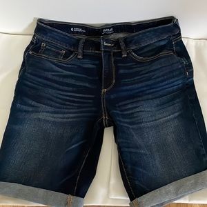 ana denim bermuda shorts
